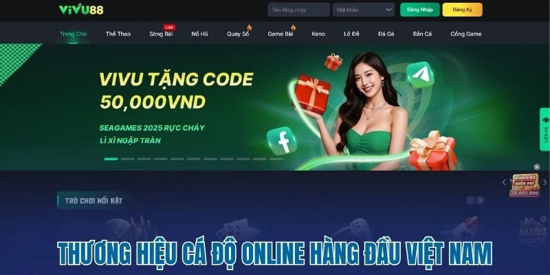 Thương hiệu cá độ online hàng đầu Việt Nam