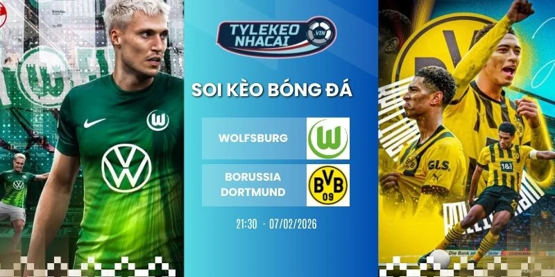 Soi kèo nhà cái Wolfsburg vs Borussia Dortmund hôm nay ngày 07/02/2026 - Bundesliga